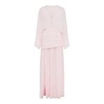 Shona Joy Amina Flared Sleeve Plunged Maxi Dress