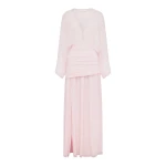 Shona Joy Amina Flared Sleeve Plunged Maxi Dress