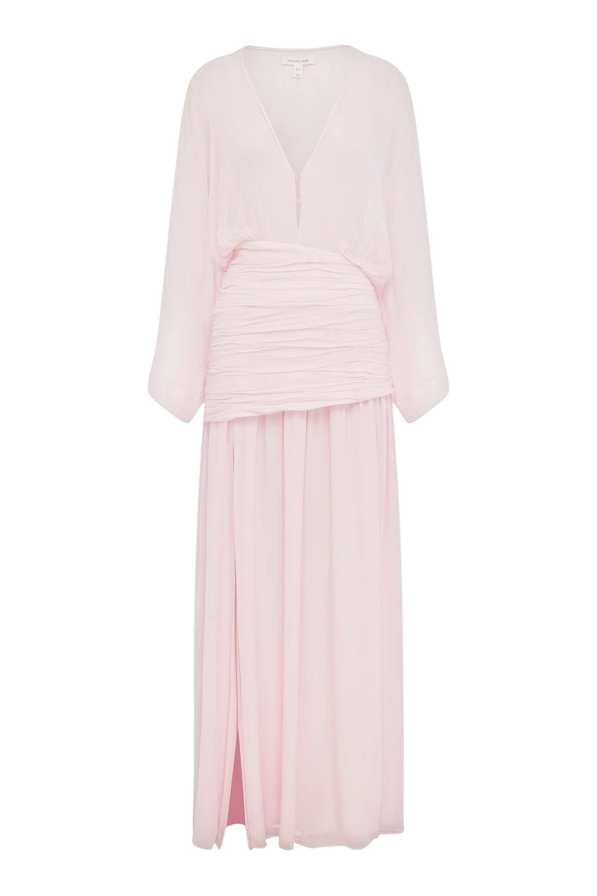 Shona-Joy-Amina-Flared-Sleeve-Plunged-Maxi-Dress-coveti55867_nobg Shona Joy Amina Flared Sleeve Plunged Maxi Dress