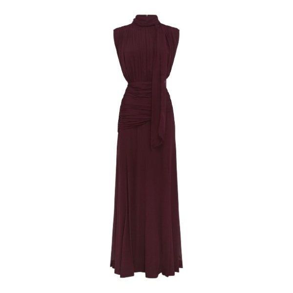 Shona Joy Amina Scarf Neck Maxi Dress