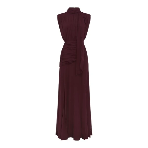 Shona Joy Amina Scarf Neck Maxi Dress