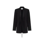 Shona Joy Benji Satin Contrast Tuxedo Blazer