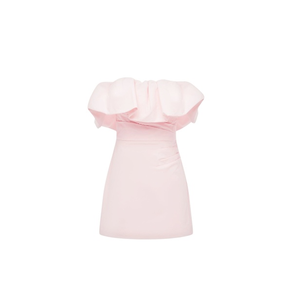 Shona Joy Campbell Strapless Bubble Mini Dress