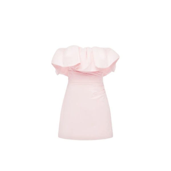 Shona Joy Campbell Strapless Bubble Mini Dress