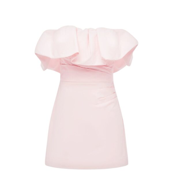 Shona Joy Campbell Strapless Bubble Mini Dress