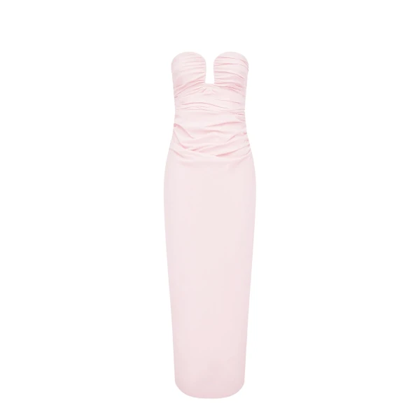 Shona Joy Campbell Strapless U Wire Maxi Dress