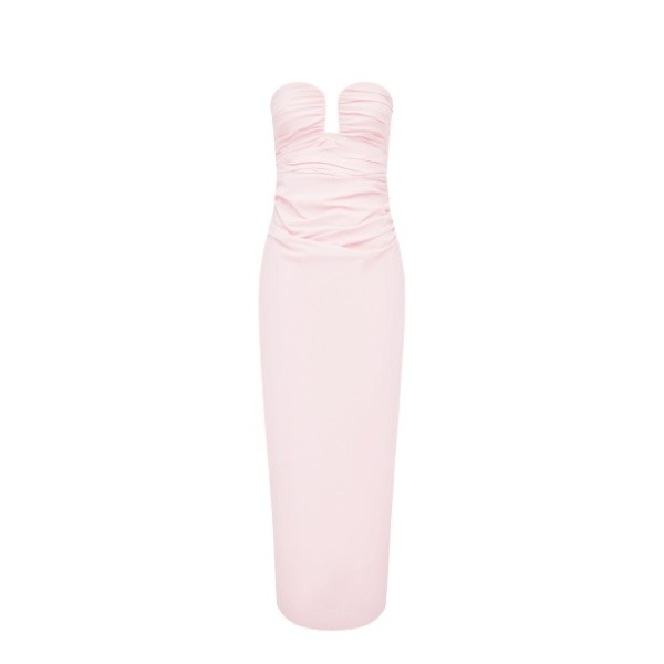 Shona Joy Campbell Strapless U Wire Maxi Dress