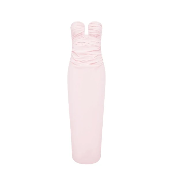 Shona Joy Campbell Strapless U Wire Maxi Dress