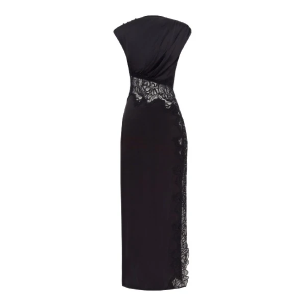 Shona Joy Eniko Lace Gathered Maxi Dress