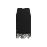 Shona Joy Eniko Lace Split Midi Skirt