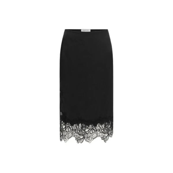 Shona Joy Eniko Lace Split Midi Skirt