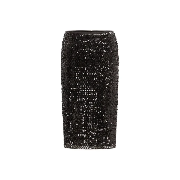 Shona Joy Everly Sequin Midi Skirt with Detachable Lining