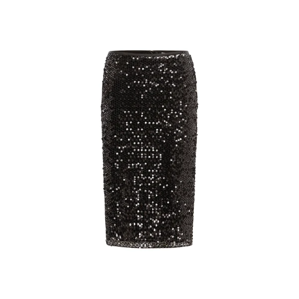 Shona Joy Everly Sequin Midi Skirt with Detachable Lining
