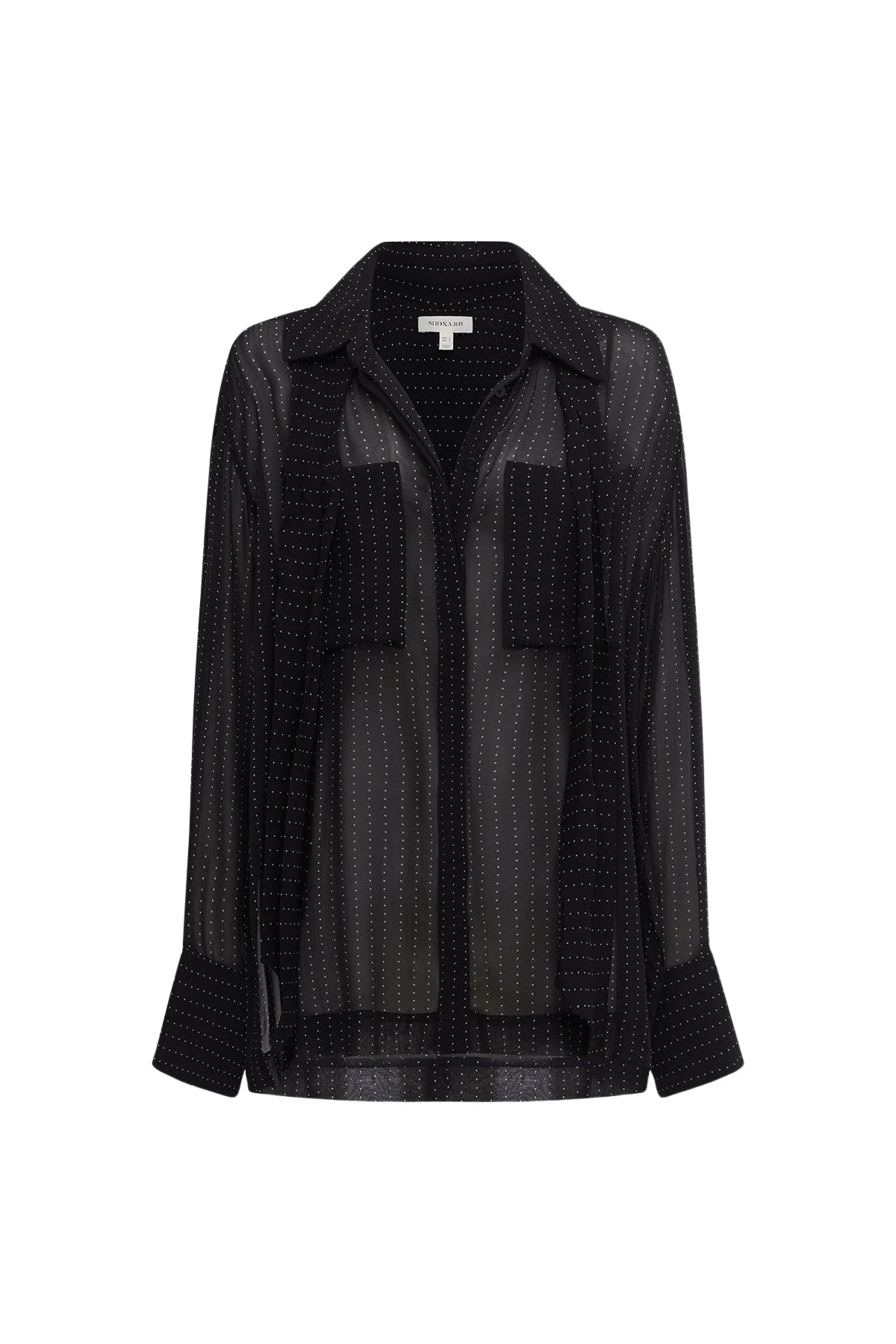 Shona-Joy-Irving-Polka-Dot-Sheer-Shirt-coveti67909_nobg Shona Joy Irving Polka Dot Sheer Shirt