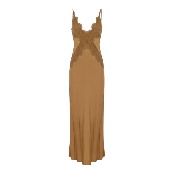 Simona Lace Slip Maxi Dress