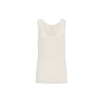 Shona Joy Talitha Sheer Fringe Scoop Neck Top