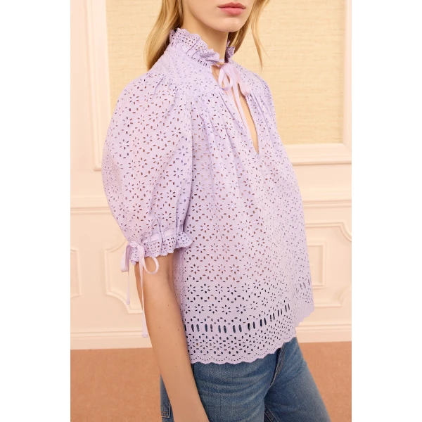 alouette cotton top wisteria