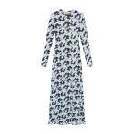 ulla johnson amari jersey dress