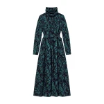 ulla johnson amira high neck cotton dress