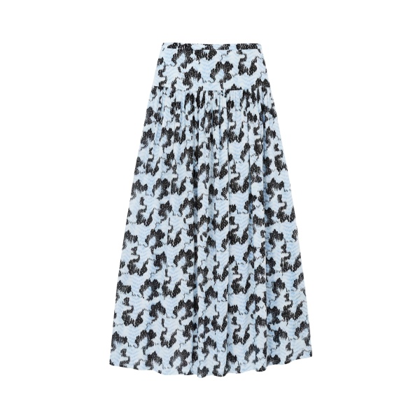 ulla johnson blanche jersey skirt
