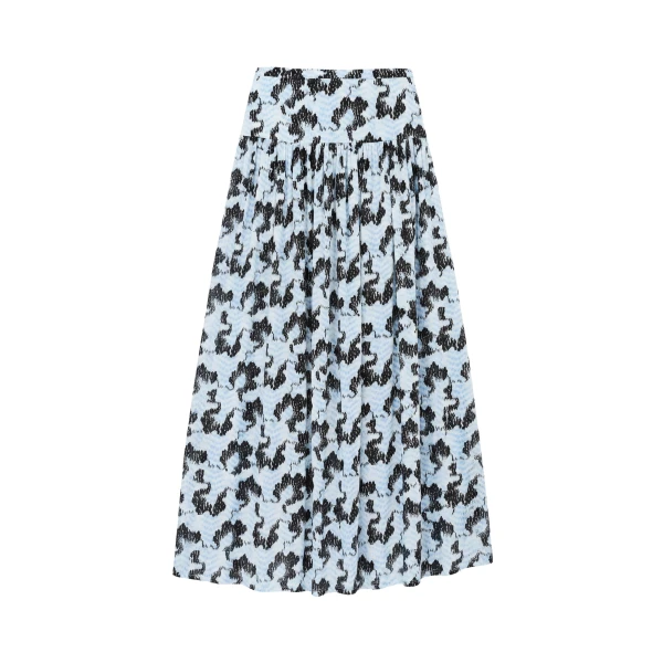 ulla johnson blanche jersey skirt