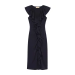 ulla johnson chiara cotton ruffle dress