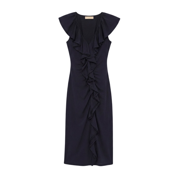 ulla johnson chiara cotton ruffle dress
