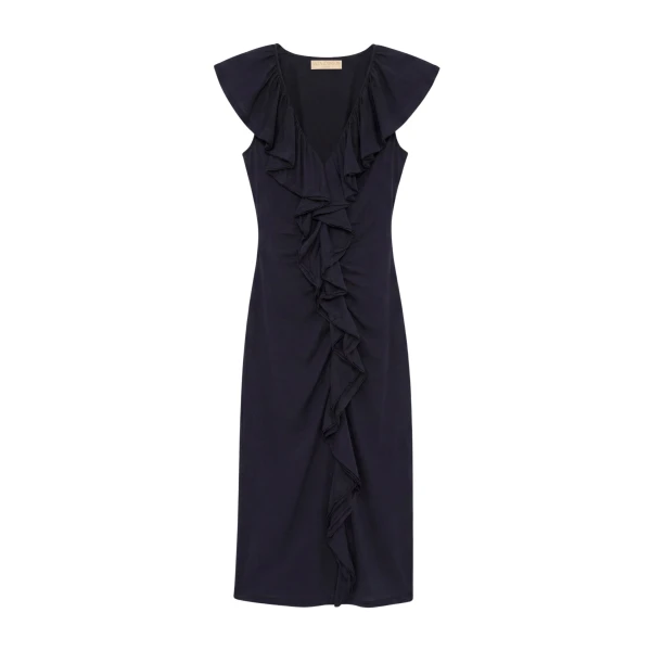 ulla johnson chiara cotton ruffle dress