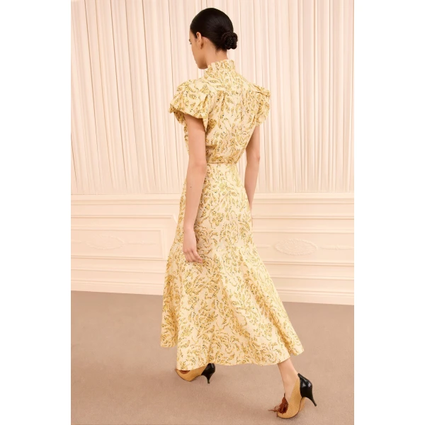 ulla johnson clarisse trumpet midi skirt