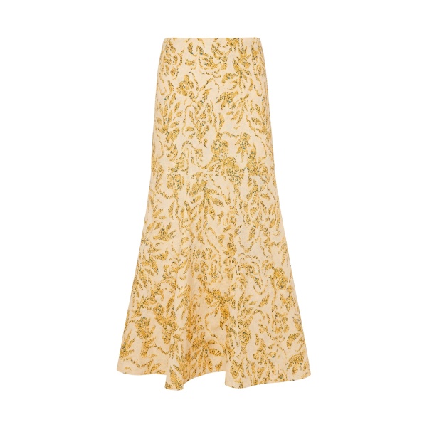 ulla johnson clarisse trumpet midi skirt