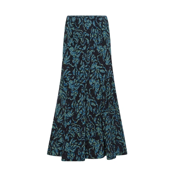 ulla johnson clarisse trumpet midi skirt