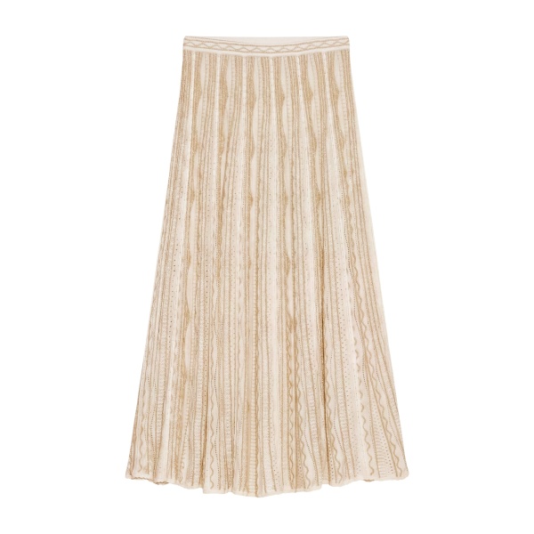ulla johnson clio knit midi skirt