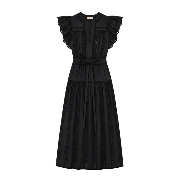 ulla johnson dani short sleeve cotton dress