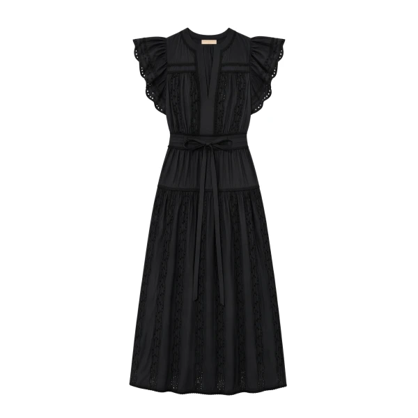 ulla johnson dani short sleeve cotton dress