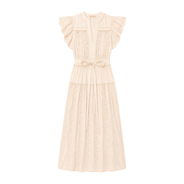 ulla johnson dani short sleeve cotton dress