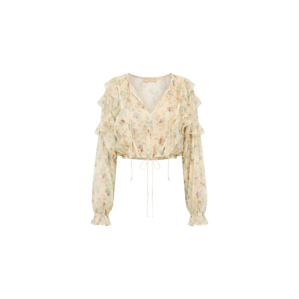 ulla johnson delfina silk blouse