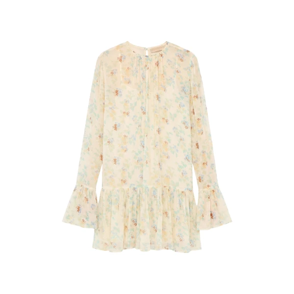 ulla johnson emmeline silk mini dress