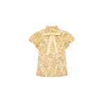 ulla johnson estela short sleeve cotton top