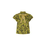 ulla johnson estela short sleeve cotton top