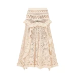 ulla johnson floretta crochet skirt