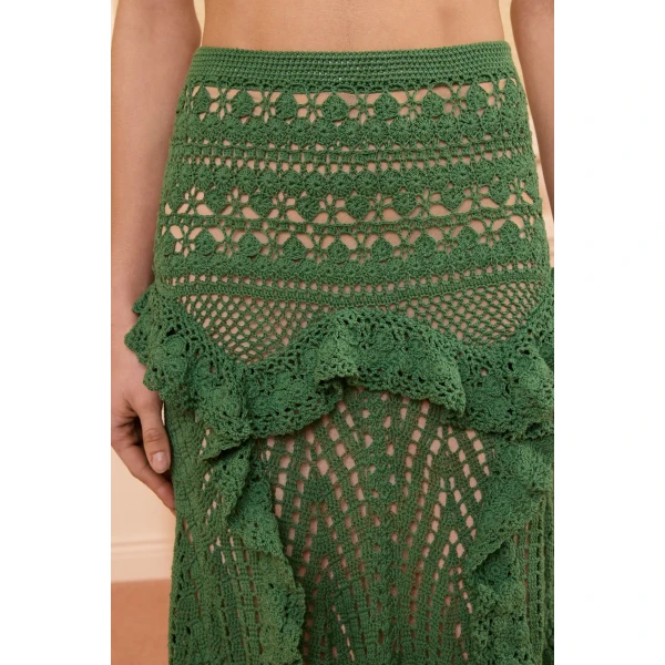 floretta crochet skirt sea glass