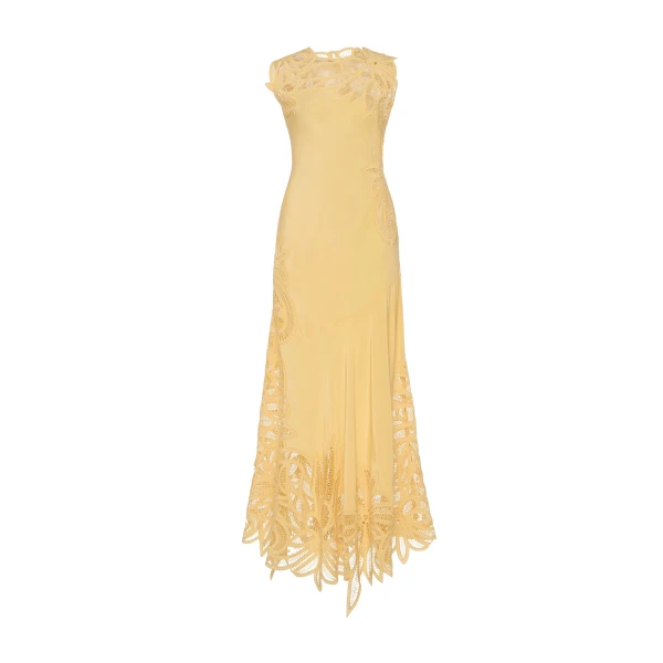 ulla johnson idra lace applique dress