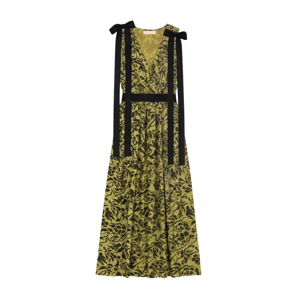 ulla johnson karina cotton bow dress