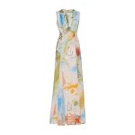 ulla johnson lana ruched jersey dress