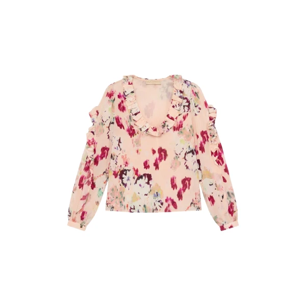 ulla johnson marguerite silk blouse