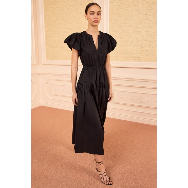 designer midi dresses
