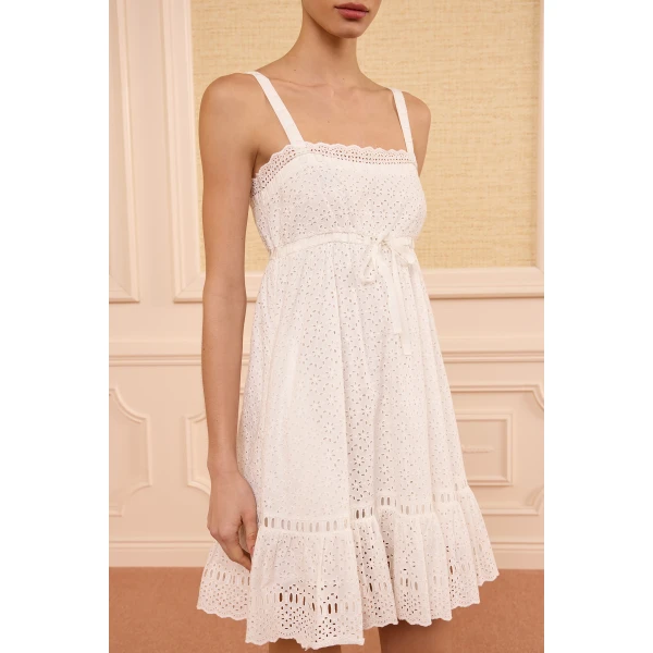 nerelle cotton mini dress pristine