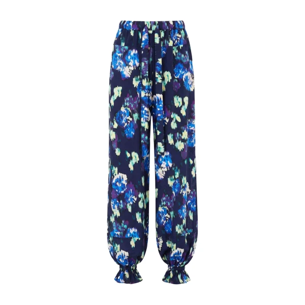 ulla johnson octavia silk cinched pant