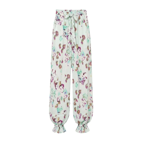 ulla johnson octavia silk cinched pant