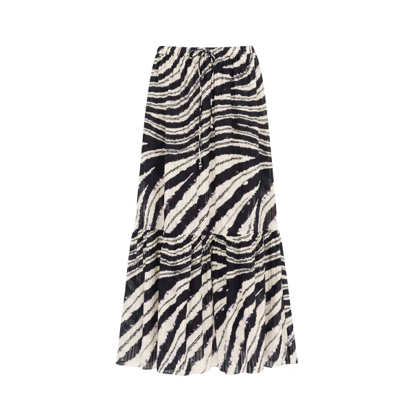 ulla johnson olina cotton midi skirt